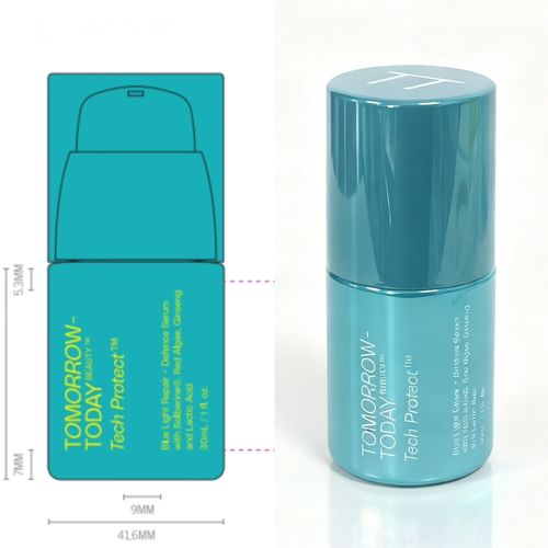 30ml hochgradig angepasste galvanische Emulsion Vakuumflasche