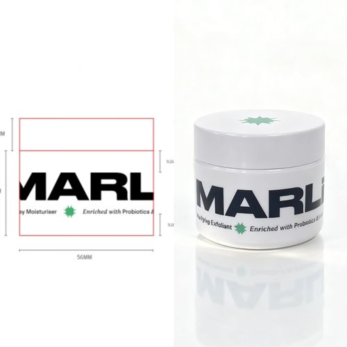 50g anpassbare Oberflächenbehandlung, ausgezeichnetes Design, Cremetiegel