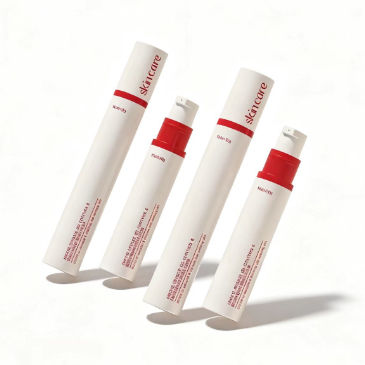 PP 5ml 10ml 12ml 15ml Airless Pump Bottle 0.25ML Discharge Rate Custom Color