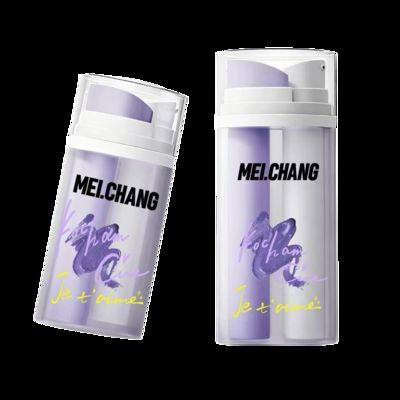 Double-tube Vacuum Bottle 10+10ml 15+15ml Packaging Material For Lotion Essence Cosmetics