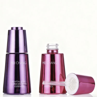 30ml Slant-shoulder Glass Dropper Bottle Cosmetics Packaging