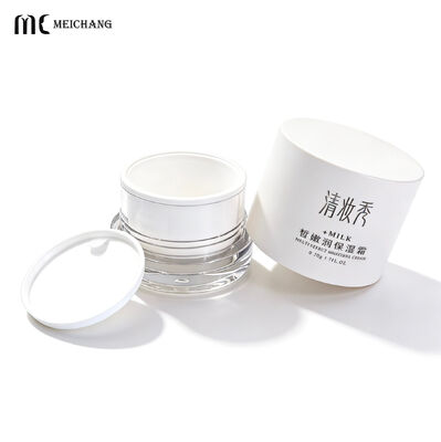 Thùng kem Acrylic có thể tùy chỉnh để đóng gói mỹ phẩm trong kích thước 15g 30g 50g