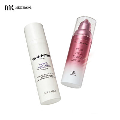 30 ml 50 ml 80 ml hochtransparente Vakuum-Frischverschluss-luftlose Pumpenflasche zur Reparaturessenz