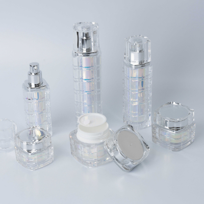 Good price Acrylic Cosmetic Packaging Set Bottles 10g 15g 30g 50g 30ml 50ml 100ml (MC-305) online