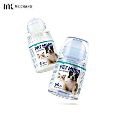 Goede prijs 60 ml PETG heldere rolbalfles voor huisdieren Feromonen kalmerende en hitte onderdrukkende oplossingen ((MC-PETG-1119-2) online