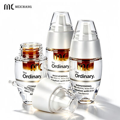 سعر جيد PETG 30ml+3ml Powder-Liquid Separation Vacuum Dual Chamber Bottle, Fresh Mix Packaging for Retinol Anti-Wrinkle Serum（MC-901-2） الانترنت