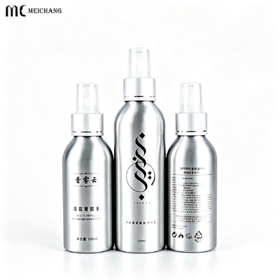 Buen precio Botella de pulverización de aluminio de 40 ml 50 ml 100 ml 120 ml 150 ml 200 ml 250 ml anti-fuga de ángulo ultra ancho de aluminio de múltiples capacidades, botella de pulverización de niebla fina de bloqueo de luz completo ((MC-804) en línea
