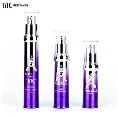 Giá tốt. 15ml / 18ml / 20ml / 30ml Premium Ergonomic Metallic Vacuum không khí kem mắt chai ((MC-201) trực tuyến