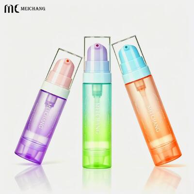 Buon prezzo Flacone con pompa airless Mini PCR 6 ml 8 ml 10 ml | Confezione cosmetica riciclabile con finitura sfumata personalizzata（MC-284） in linea