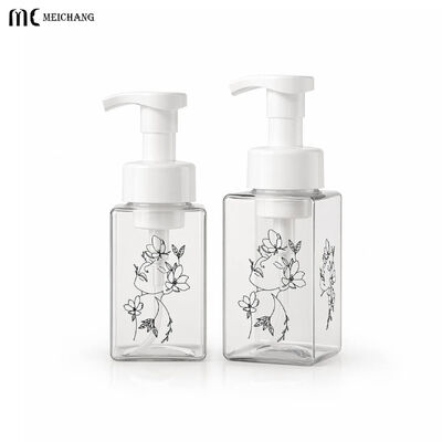 良い値段 化粧品包装、洗顔料、泡ハンドソープ、ボディソープ用 120ml/250ml/450ml 角型PETGフォームポンプボトル（MC-1800） オンライン
