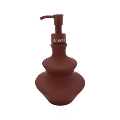 Harga yang bagus Botol Pompa Plastik Berbentuk Tidak Beraturan dengan Kunci Spiral Botol Sampo Kosong (MC-419) on line