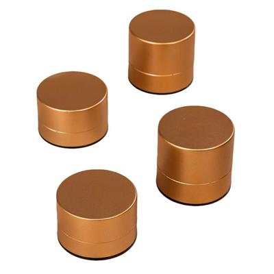 سعر جيد 5 غرام ~ 10 غرام زجاجة الألومنيوم المستديرة المعدنية زجاجة الشاي الصغيرة الصف الغذائي PS القاعدة (MC-802) الانترنت