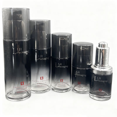 Harga yang bagus Botol Kaca Kosmetik Kosong 40ml 60ml 100ml 120ml untuk Pengemasan Losion Essence (MC-1302) on line