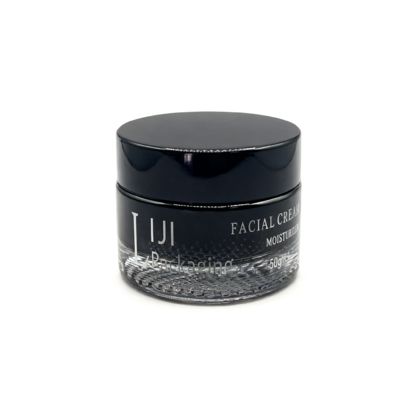 Goede prijs 30g 50g Cosmetische Glazen Crème Pot Huidverzorging Verpakking Breedmond Design (MC-G-528) online