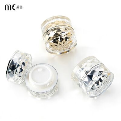 Bon prix Flacon en acrylique découpé au diamant de 5g avec fermeture filetée pour recharge de gel à ongles et emballage cosmétique en ligne