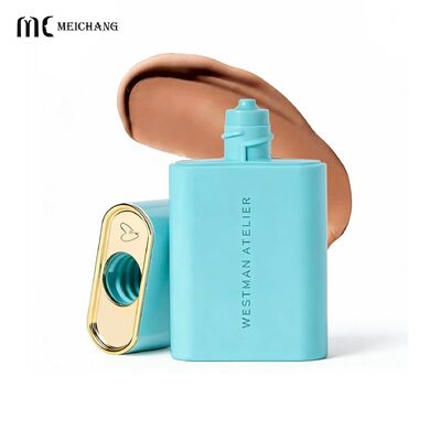 좋은 가격 30g 50g 의료 등급 PE 누수 방지 BPA 프리 PCR 화장품 짜서 쓰는 선크림 & 파운데이션 용기 온라인으로