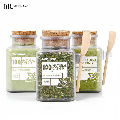 İyi bir fiyat. 100G 200G 300G PCR Çevre Dostu Kare Hava Geçirmez Kedi Otu Saklama Kavanozu Taze Kilitli Kayıp Önleyici Evcil Hayvan Maması Ölçüm Kaşığı ile (MC-P-550-1) çevrimiçi