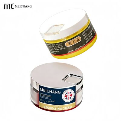 Guter Preis 30g 50g Creme Jar mit eingebauter Löffel und luftdichtem Versiegelung für Tierentfettungsbalsam aus medizinischem Material Online