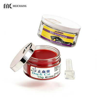 Bon prix Pot de baume tout usage de qualité médicale pour animaux de compagnie de 30G 50G avec cuillère intégrée AS+PP pour applications multi-soins (MC-AS-552-4) en ligne