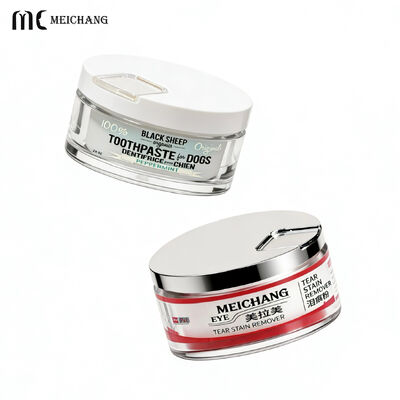 Harga yang bagus 30G 50G Wadah Krim Perawatan Hewan Peliharaan Food-Grade dengan Sendok Terintegrasi untuk Perawatan Oral & Tertarget (MC-AS-552-5) on line