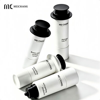 Bom preço 5ml+3g/7ml+3g Botão profissional de soro PETG de câmara dupla para cuidados de pele estéticos com design à prova de vazamento on-line