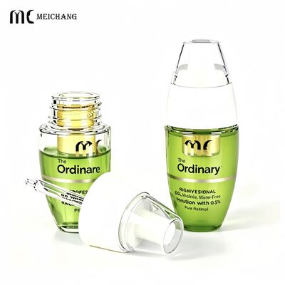 Goede prijs PETG 30ml+3ml Airless Dubbele Kamer Water-Olie Serum Fles Fris-Mix Dubbele Fase Herstel Essentie Verpakking (MC-901-5) online