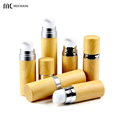 quality 10ml 15ml 30ml Eco Airless Bottle Water Transfer Printing Airless Pump Bottle for Skincare Packaging（MC-293） factory