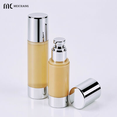 अच्छी कीमत 80ml 100ml Large Capacity AS Cylindrical Airless Bottle Anti-Oxidation Cosmetic Packaging for Sunscreen, Foundation and Skincare Products(MC-297) ऑनलाइन