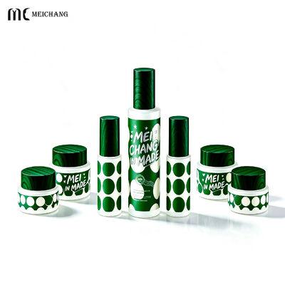 Good price Custom Gradient Silver Electroplated Silk Screen Printed Frosted Glass Skincare Packaging Set with Multiple Dispensing Options online