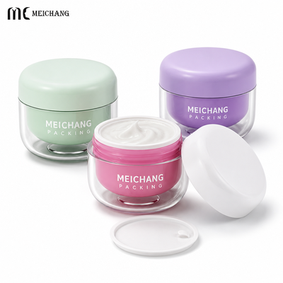 Jakość 60g Refillable Cosmetic Jar with PP Replaceable Inner Liner(MC-P-562) fabryka