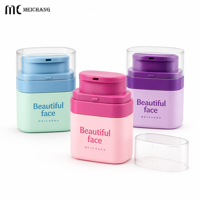Quality 30g / 50g Square Refillable Airless Cream Jar with Replaceable PP Inner Liner(MC-P-564) factory