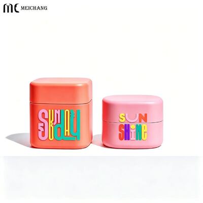 Buen precio 30g 50g Tarro cuadrado de PET para crema con boca ancha(MC-P-567) en línea