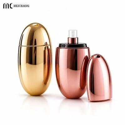 Хорошая цена 18ml Portable Egg-Shaped Fine Mist Spray Bottle for Mosquito Repellent Packaging (MC-454) онлайн