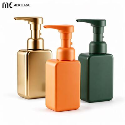 Хорошая цена 500ml / 600ml Refillable Square PET Foaming Pump Bottle, with a 1.5cc foaming dispenser（MC-1806） онлайн