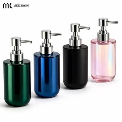 Качество 300ml Curved Bottom PET Lotion Pump Bottle（MC-1611） фабрика